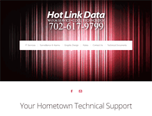 Tablet Screenshot of hotlinkdata.com